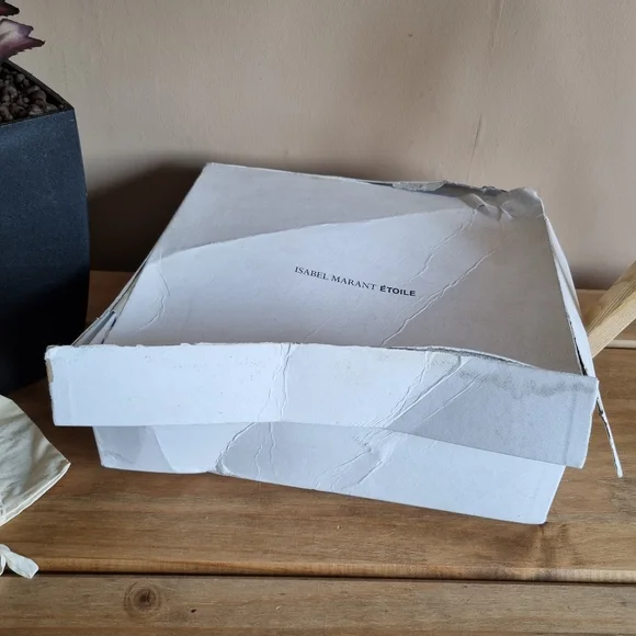 Isabel marant wila sneakers suede black/gold uk 3 Bnwb see description - Picture 9 of 11